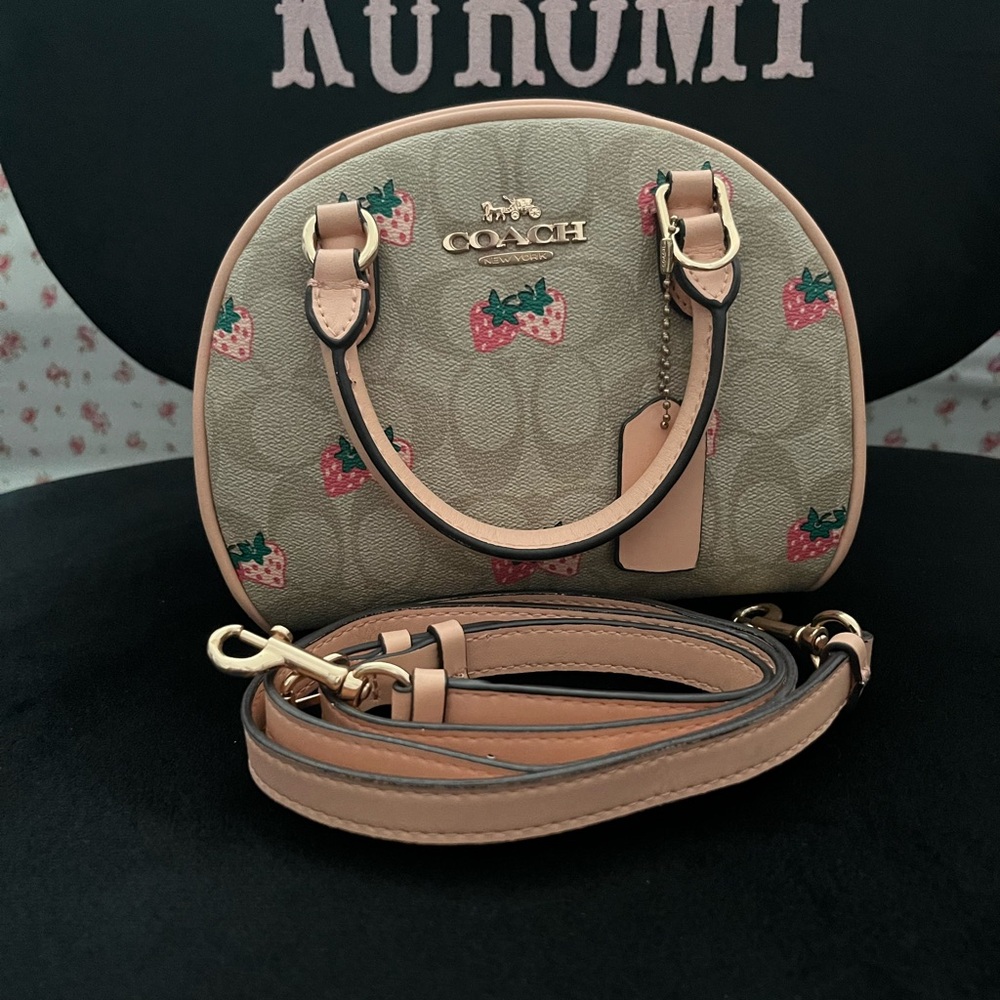 Authentic Coach strawberry bag